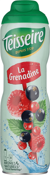 Grenadine sirup t. opblanding, Teisseire
