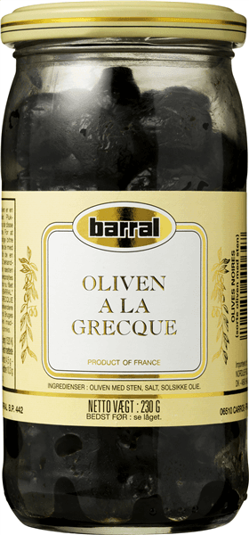 Sort Oliven Grecque