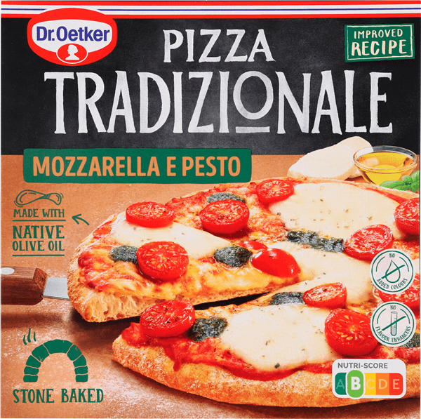 Pizza Mozzarella E Pesto