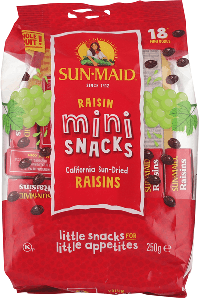 Sun Maid Mini Snacks 18-pk