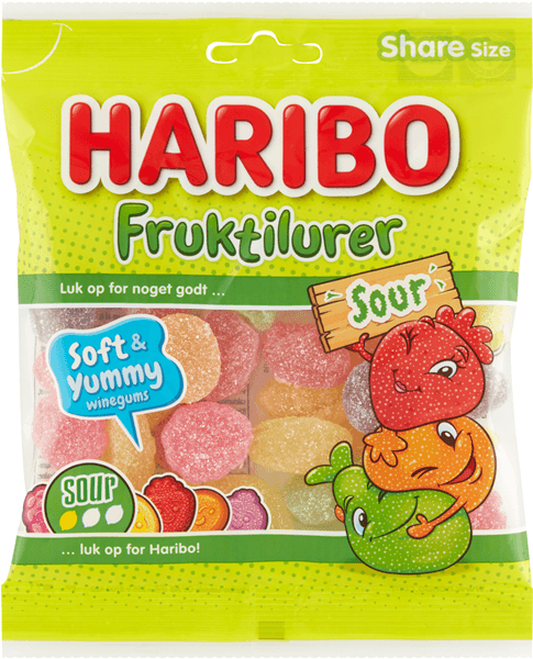 Haribo Fruktilurer Sour