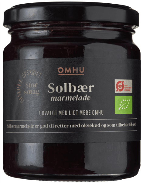 Omhu Marmelade Solbær Øko