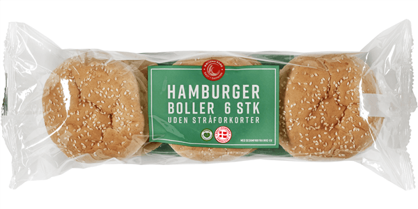 Mb Hamburgerboller 6 Stk