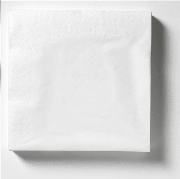 Serviet 33cm 3-lag Hvid