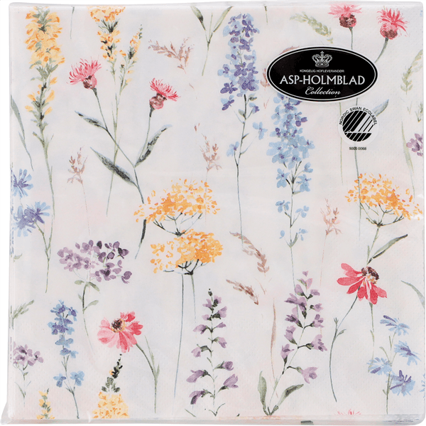 Serviet 33X33cm Markblomst