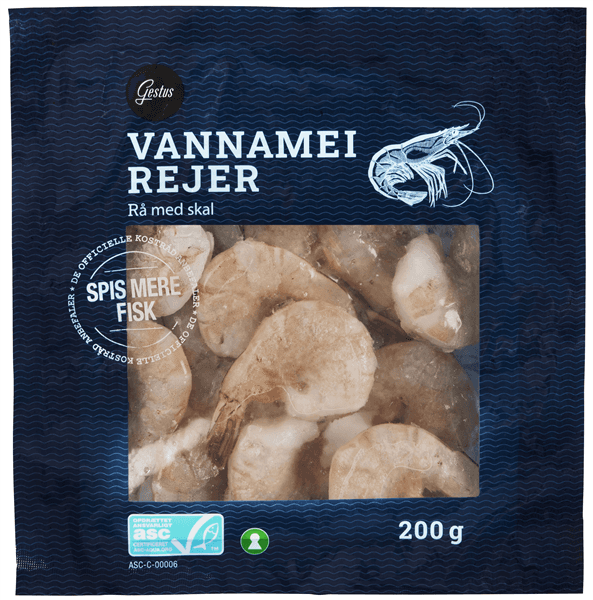Gestus Vannamei Rejer Rå