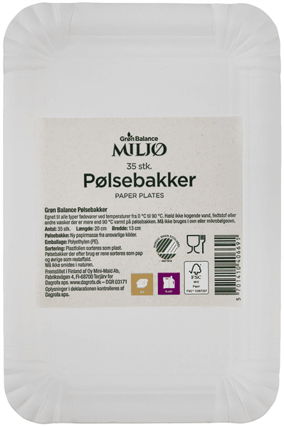 Gb Pølsebakker 13x20cm