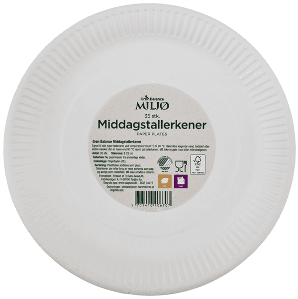 Gb Middagstallerkener 23cm