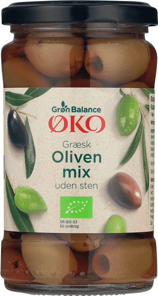 Gb Oliven Mix U/sten Øko