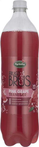 Frugtbrus m. pink grape- og tranebærsmag