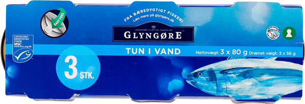 Glyngøre Tun I Vand 3x80g