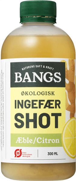 Bangs Ingef/æble Shot Øko