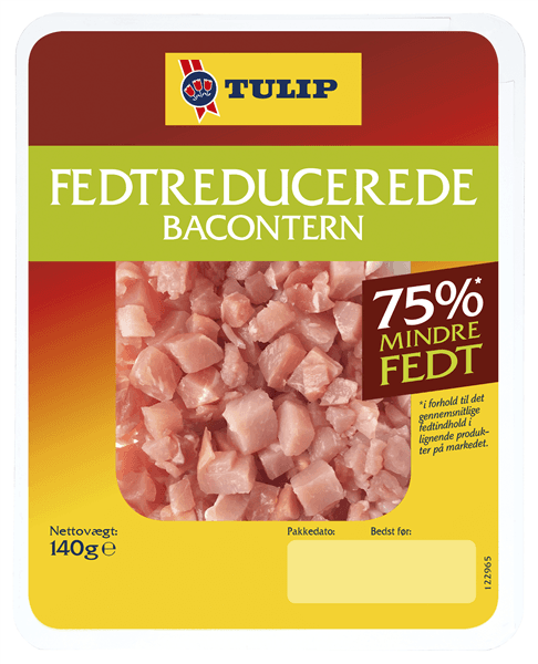Fedtreducerede Bacontern