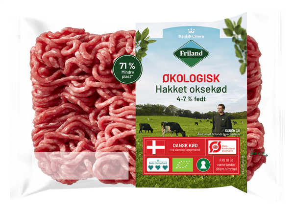 Hakket Oksekød 4-7% Øko
