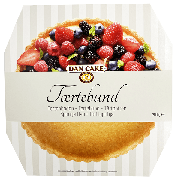 Tærtebund M/kant I Æske