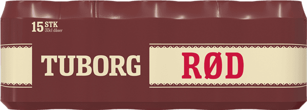 Tuborg Rød 4,3% 15-pak 1/4