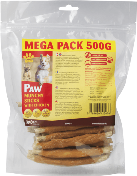 Paw Kylling Munchy Sticks