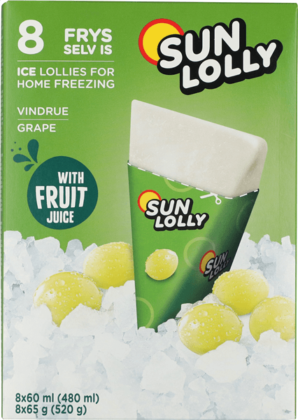 Sun Lolly Vindrue 1/4 Pl