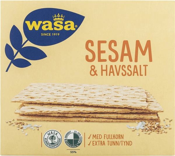Wasa Crisp Sesam & Havsalt