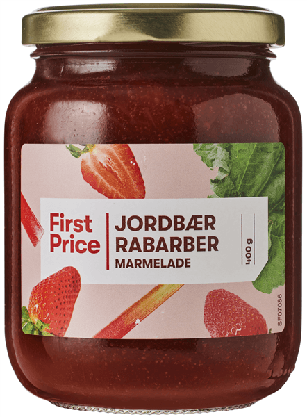 Fp Marmelade Jordbæ/rabarb