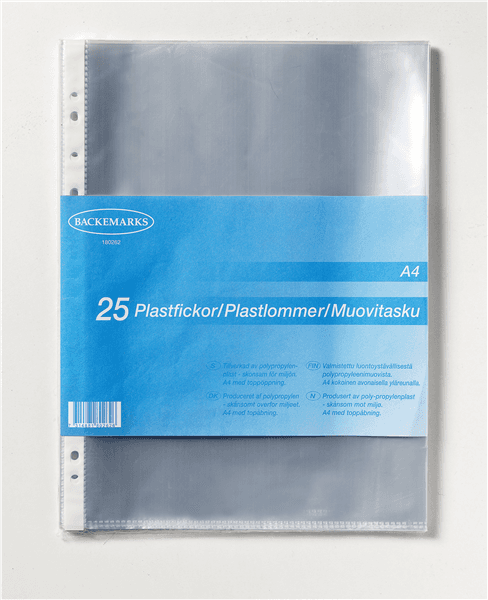 Plastlommer A4 0,06Mm