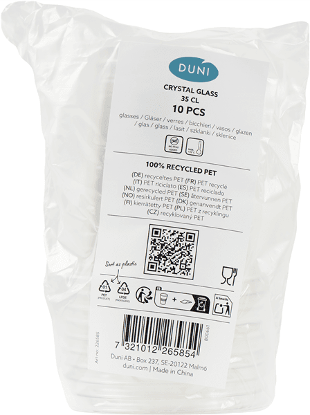 Plastik Ølkrus 35cl