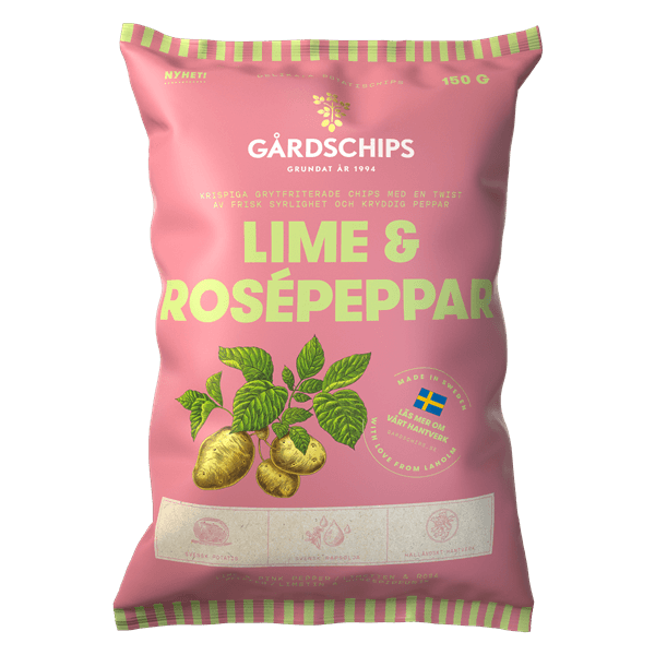 Gårdships Lime & Rosépep