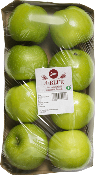 Æbler Grønne I Bakke