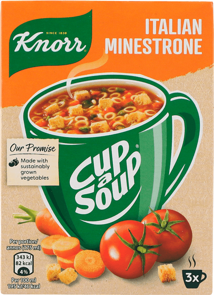 Knorr Cup Minestrone 3X19g