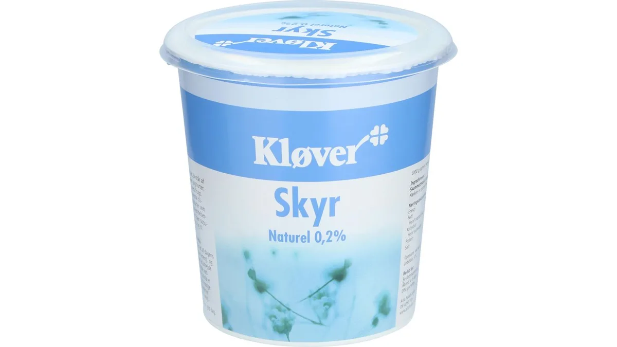 Skyr naturel 0,2%, Kløver