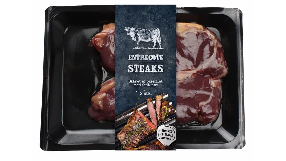 Entrecote steaks af oksefilet