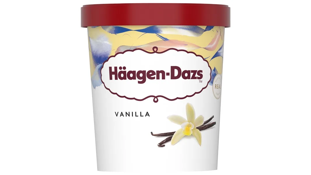 ❄️Flødeis m. vanilje, Häagen-Dazs