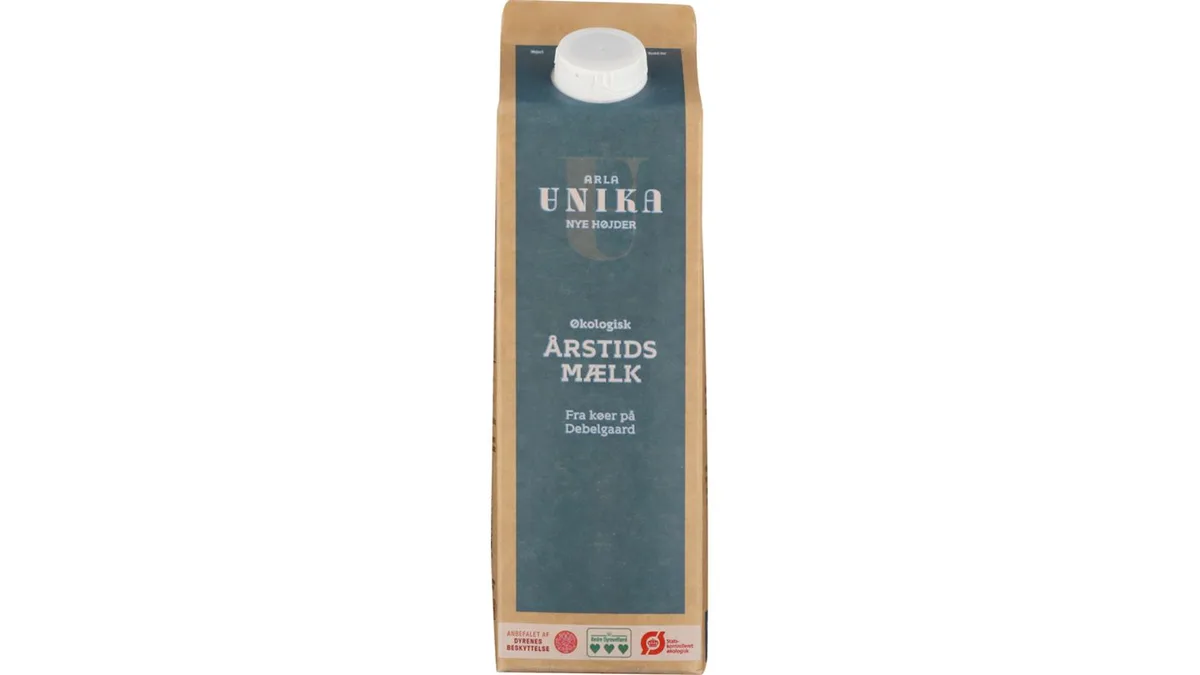 Årstidsmælk øko. Arla Unika