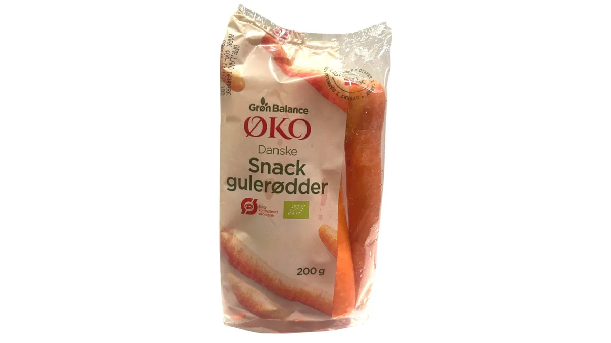 Snackgulerødder øko.