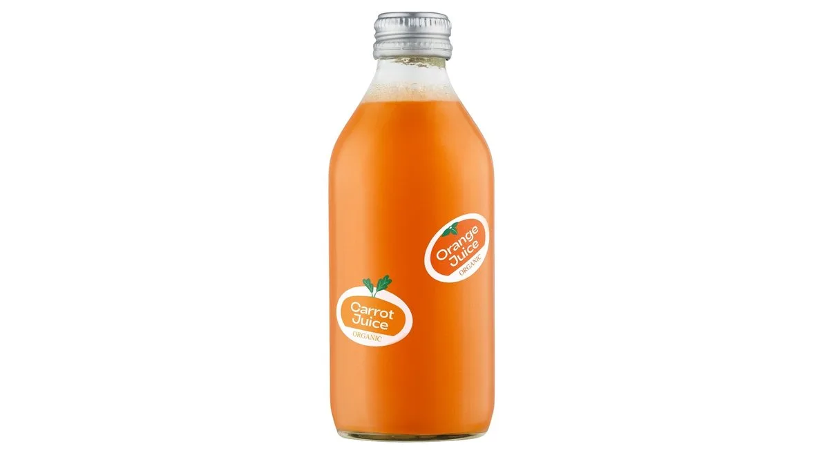 Appelsin- & gulerodsjuice øko. Depanneur