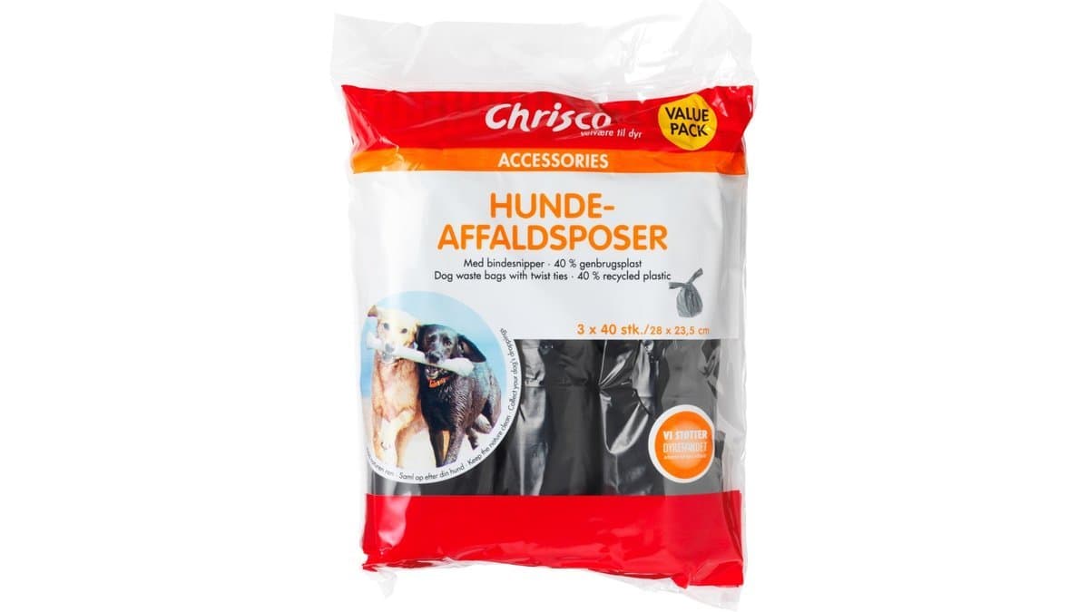 Hundeposer m. bindesnip, Chrisco