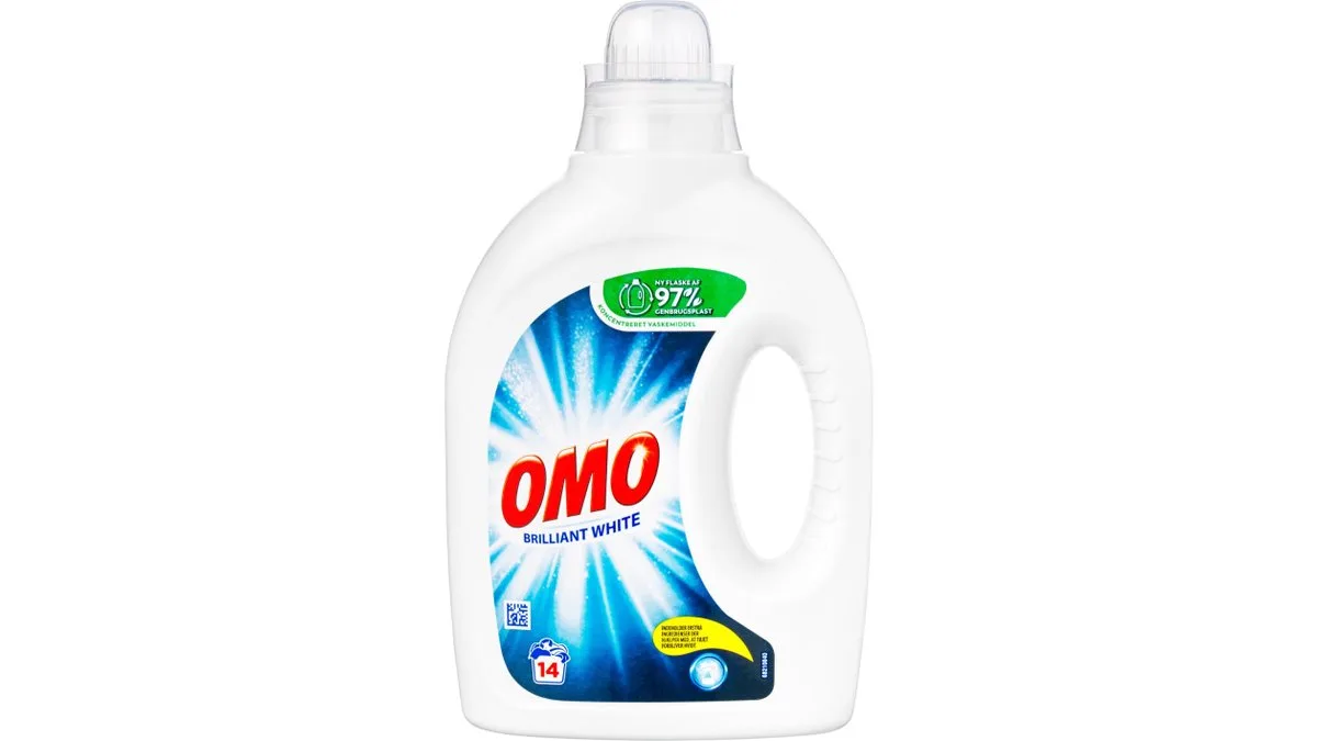 Vaskemiddel flydende White, Omo