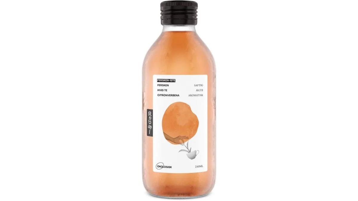 Iste m. fersken & citronverbena øko. Rebæl