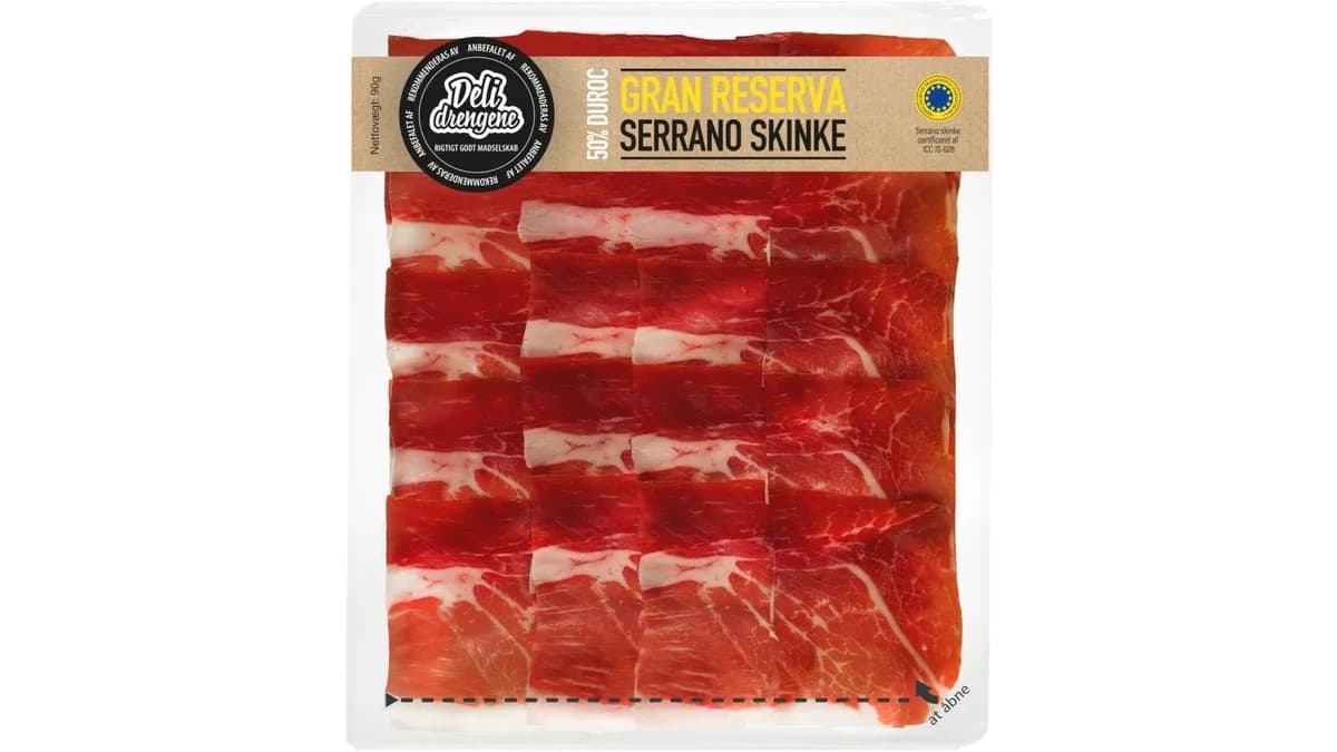 Serranoskinke Gran Reserva, Deli Drengene