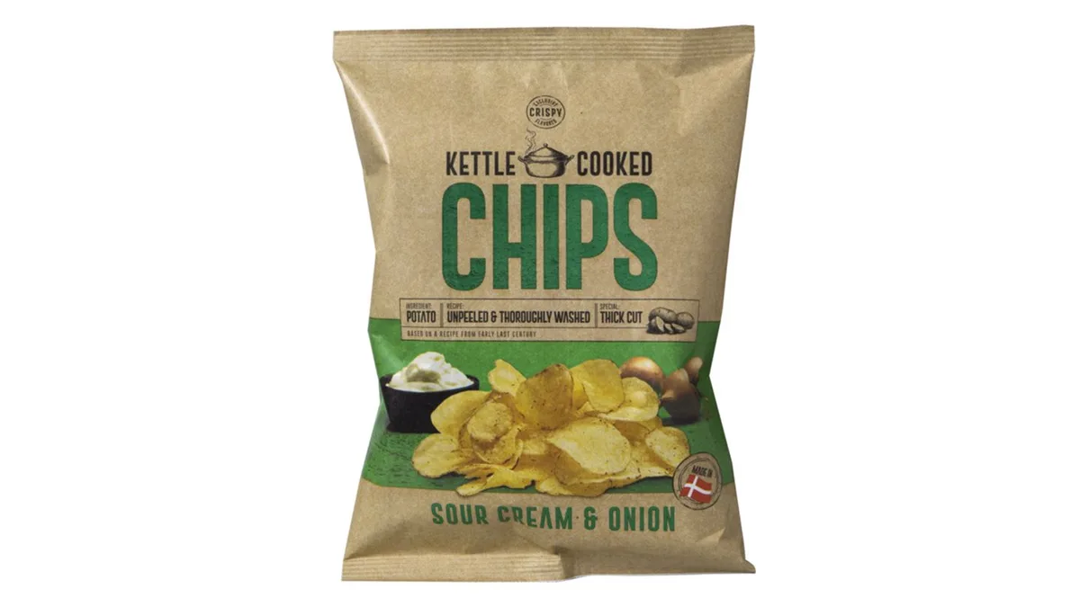 Chips m. sour cream & onion, Kettle Cooked