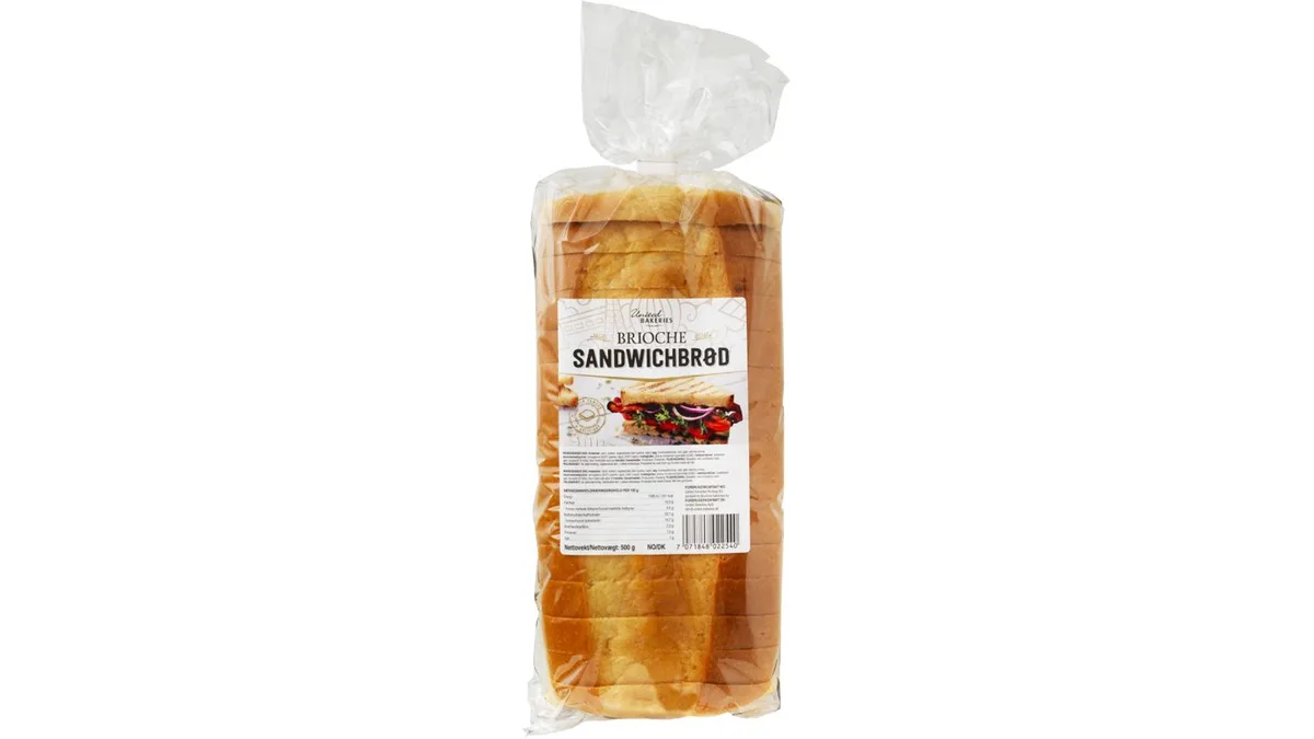 Sandwichbrød brioche, United Bakeries