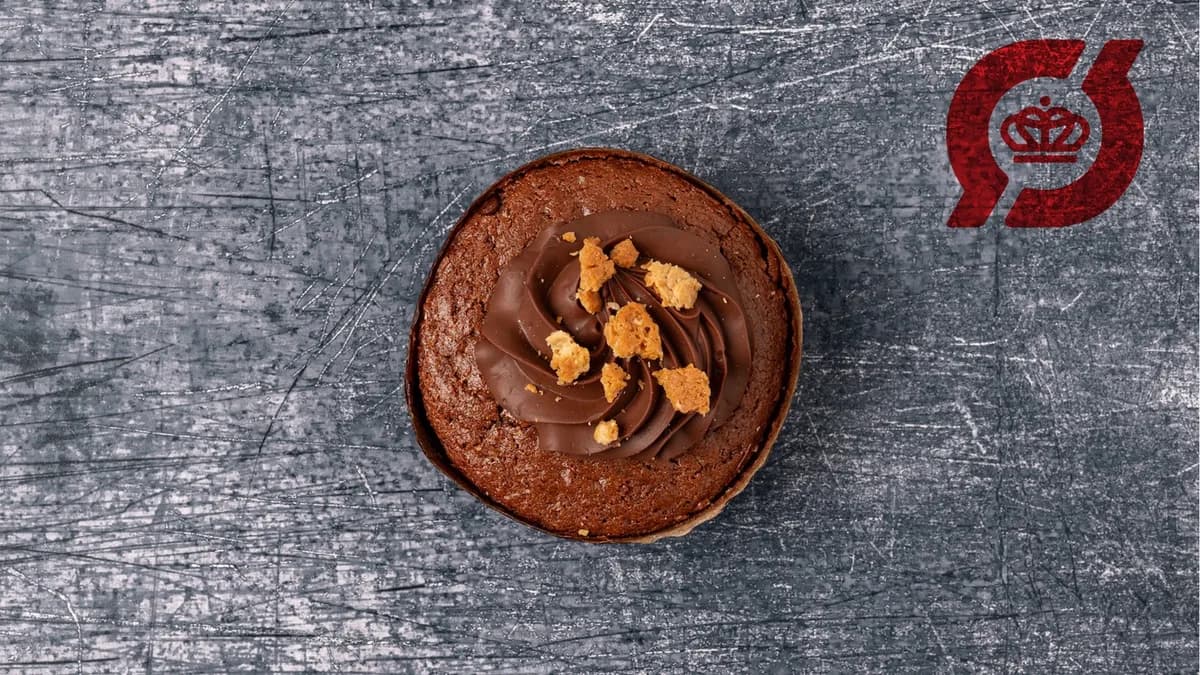 Chokoladekage m. ganache t. 2 pers. øko.