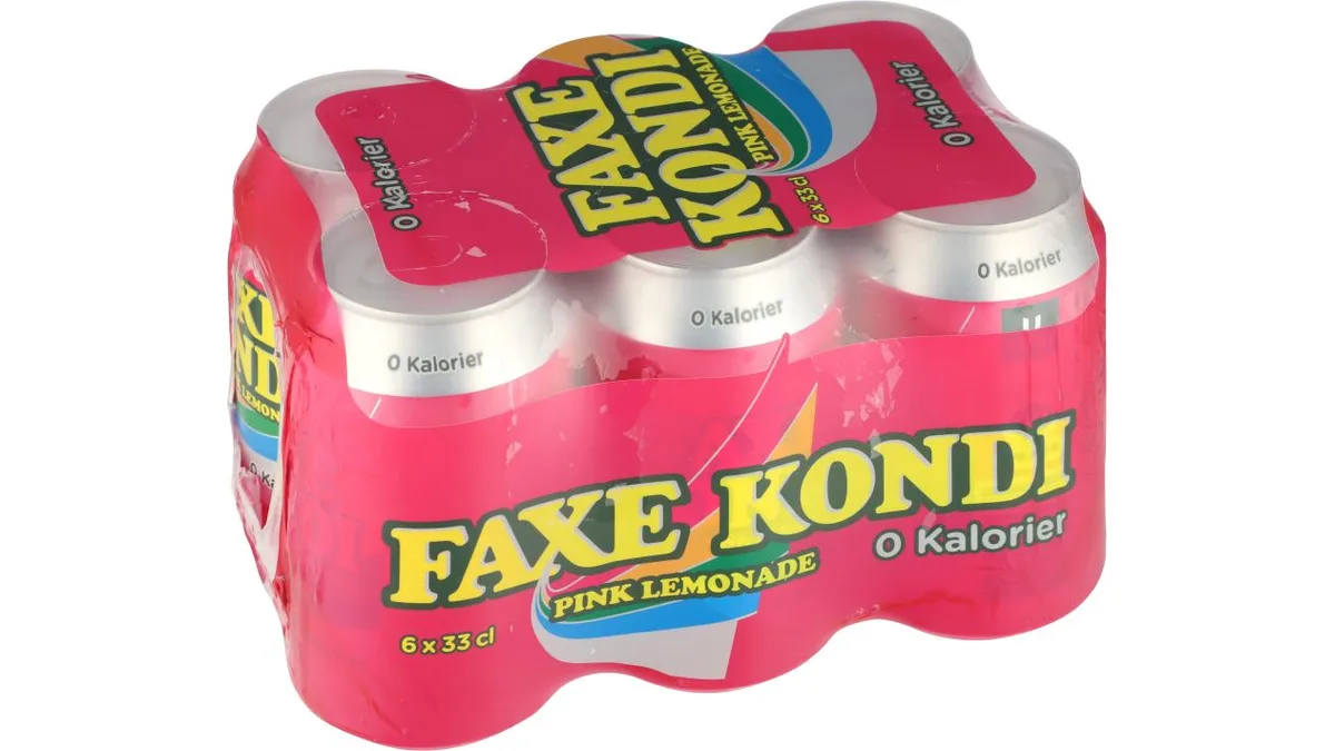 Faxe Kondi Pink Lemonade 0 kalorier 6-pak