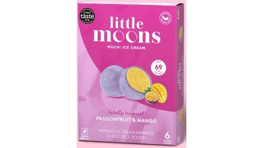 ❄️Vegansk Passionsfrugt & Mango Mochi Is, Little Moons