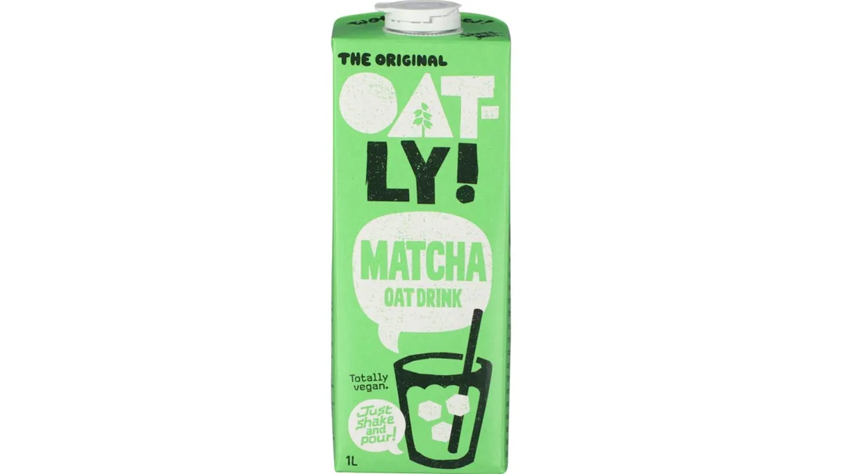 Havredrik m. matcha, Oatly