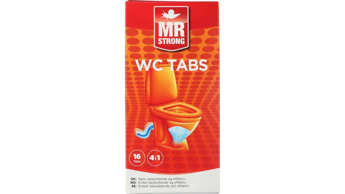 Rensetabletter t. toilet, Mr. Strong