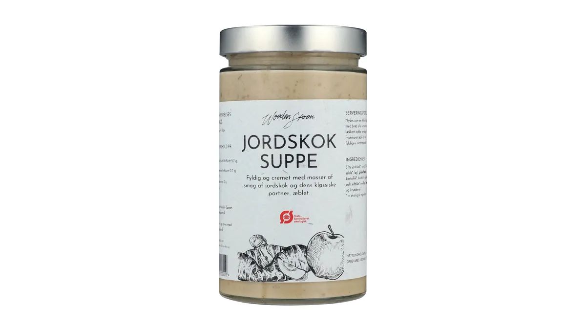 Jordskokkesuppe m. æble og estragon øko