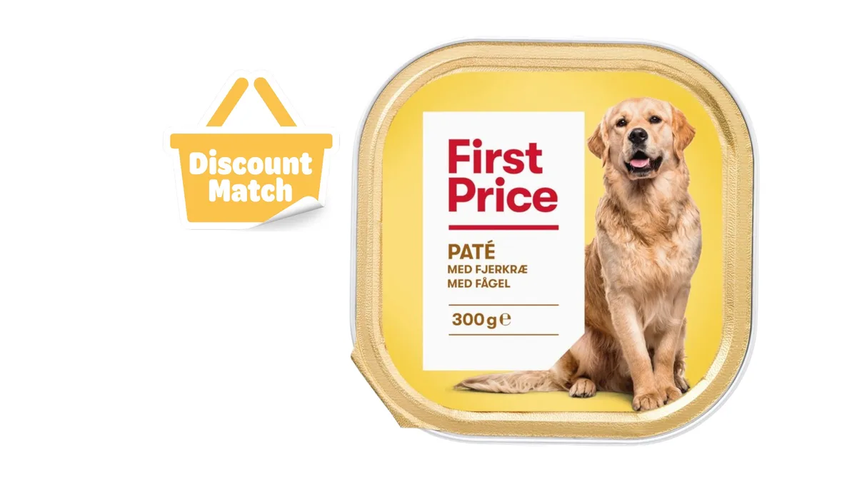Vådfoder t. hund m. fjerkræ, First Price
