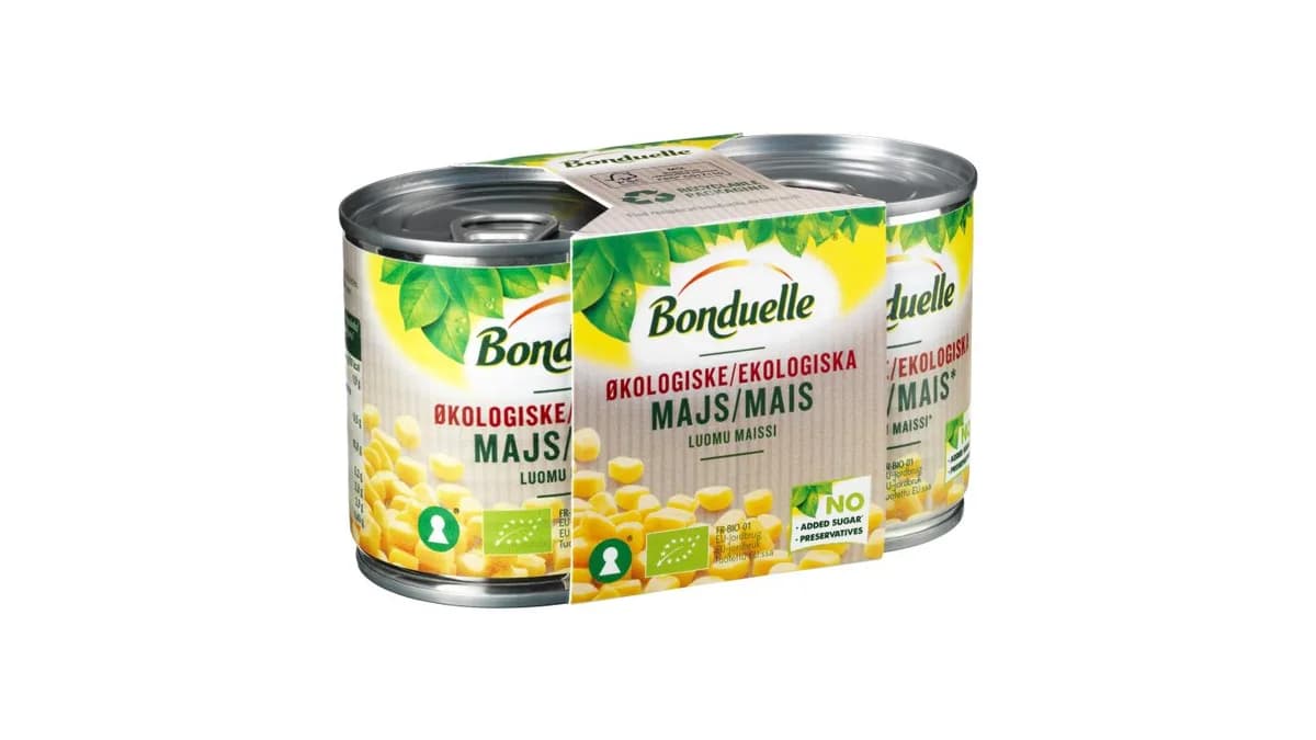Bonduelle Majs 2-Pak Øko