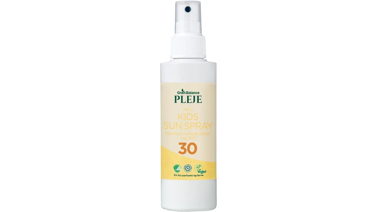 Solspray t. børn SPF 30, Grøn Balance